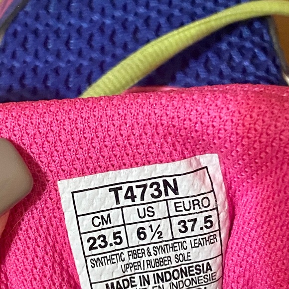 ASICS Gel-Exoite 2 pink/blue/multi running shoes - Picture 5 of 7